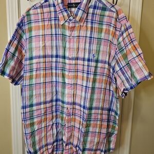 Ralph Lauren Vibrant Plaid Men's Shirt